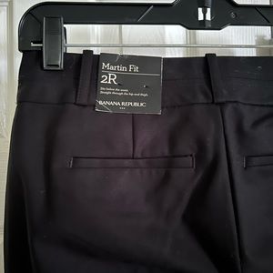 Banana Republic Suit Pants Slacks Size 2R Martin Fit NWT
